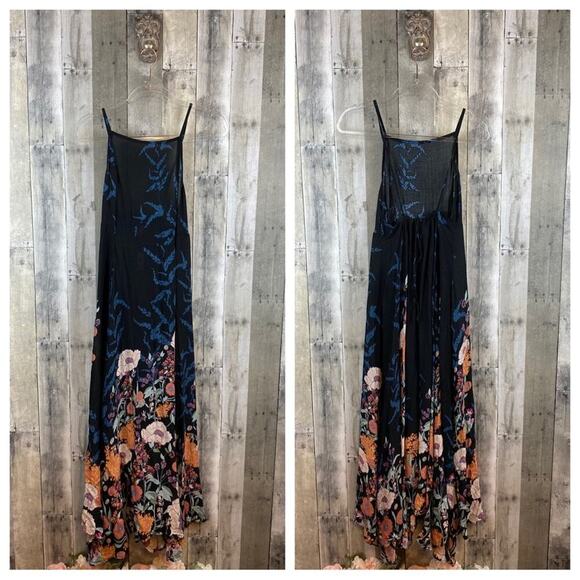 NWT Free People Embrace It Maxi Dress in Black Combo Size Small. - Picture 12 of 15